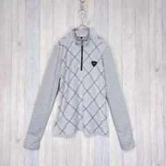 【TIGORAGOLF】長袖 ハーフジップトップス ハイネック ストレッチあり