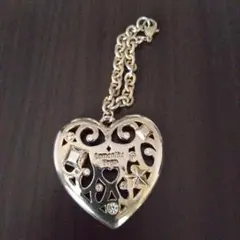 サマンサベガ ハート型 バッグチャーム 透かし模様