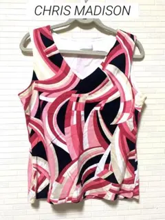 CHRIS MADISON【美品】マーブルタンクトップ　マーブル　インナー