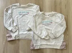 長袖カットソー2枚セット120cm