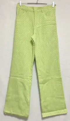 ［新品タグ付］ZARA▽ブロックチェック ワイドパンツ