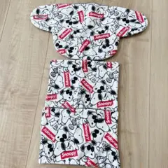 首回り よだれカバー セット ハンドメイド スヌーピー オムニ360用カバー