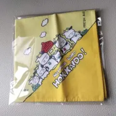 レトロ　北海道限定 ハンカチ NATURAL LAND HOKKAIDO