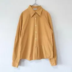 ヴィンテージ　Vérité Sageシャツ　マスタード　古着　日本製　コットンのサムネイル