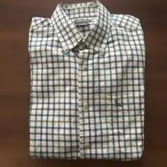 エディバウアー　メンズ　チェックボタンダウンシャツ　XSサイズ