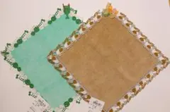 近沢レース 【 未使用 】クリームソーダ＆カレー 2枚セット