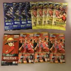 ワンピースカード 未開封パック 13パック 4種