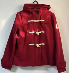 3can4on 赤 ウール入りダッフルコート L - メルカリ
