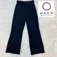 極美品✨2023SS MARW UNITED ARROWS フレア パンツ　黒