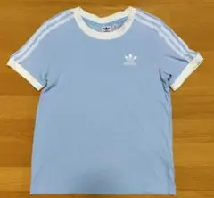 adidas 半袖Tシャツ ライトブルー M