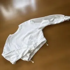 GU ドロスト　クロップド丈　ショート丈　スウェット　白