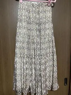 CELINE プリーツロングスカート 36