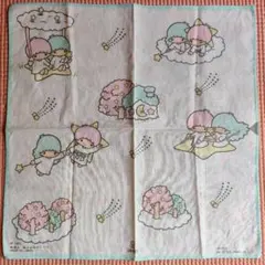 1976年 サンリオ リトルツインスターズ ハンカチのサムネイル