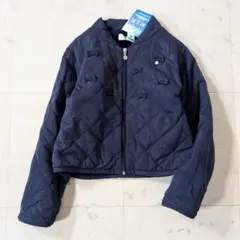mezzo piano メゾピアノ サイズ130 キルティングジャケット 中ボア