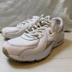 ナイキ エアマックス23.5cm ピンク ゴールド スニーカー 軽量 クッション