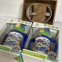 トイストーリー　両手ストローステンレスマグ　コニー　シリコンボウル＆スプーン