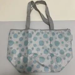 MITSUKOSHI エコバッグ 水玉 ストライプ