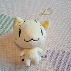 APINA あぴにゃん　猫キャラクター ぬいぐるみ ストラップ付き　アピナ