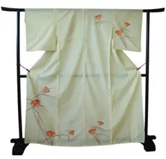 良品 夏物 駒絽 3本絽 附下げ・訪問着(正絹）仕立上り＜HH2425