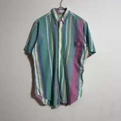 CHAPS Ralph Lauren マルチストライプ ボタンダウンシャツ