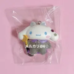 サンリオ ちびっとも 天使と小悪魔 シナモロール マスコット キーホルダー