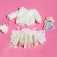 6分の1ドール服　ハンドメイド　コート　バッグ　人形　トップス
