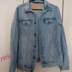 ダメージ加工デニムジャケット