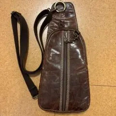 極美品　アインソフ Ain Soph ボディバッグ リュック 3way 本革