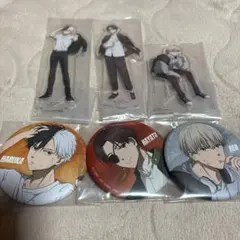 ウィンドブレイカー一番くじ アクリルスタンド、缶バッジ 桜遥 蘇枋隼飛 梶蓮