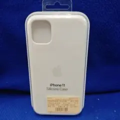 M24)Apple iPhone 11 シリコーンケース ホワイト