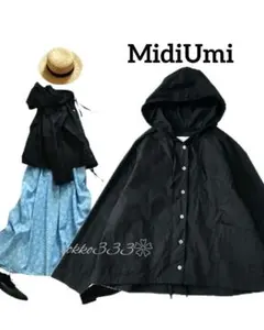 MidiUmi✨️フード付きショートシャツ ライトアウター ライトジャケット
