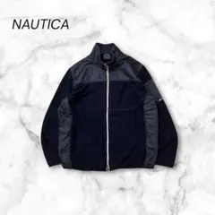 NAUTICA ノーティカ インディゴ ダブルジップパーカーM ヴィンテージ