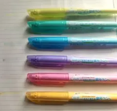 PILOT FRIXION light 蛍光ペン 6色セット