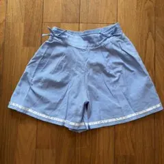 水色 キュロットスカート 150