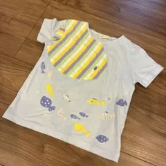 ベイビーチアー　Baby cheer さかな　Tシャツ　120㎝のサムネイル