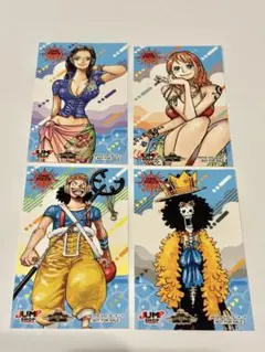 ワンピース サマーフェア2025 ステッカー 4枚セット