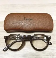 極美品【Lesca LUNETIER】Pica CH424 44□26 - メルカリ