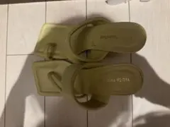 サンダル パンプス スクエア