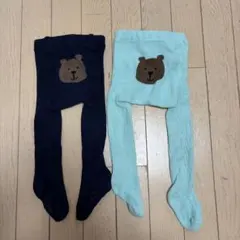 baby Gapくまタイツ 12-24m 2点セット