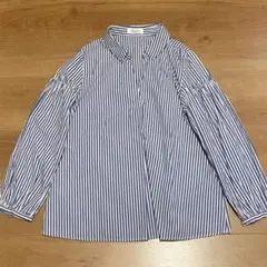 Té chichi TERRASSE ストライプ スキッパーシャツ