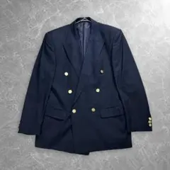 90s chaps Ralph Lauren紺ブレXL相当ダブルブレザー金ボタン - メルカリ