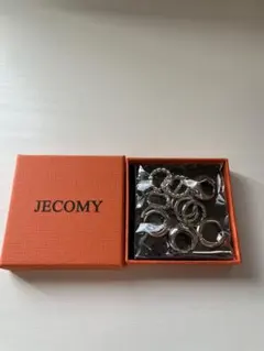 【新品 箱付き】JECOMY シルバーリングピアス 6個セット