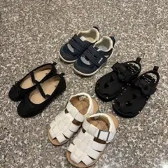 14.5〜15cmキッズシューズ4足セット