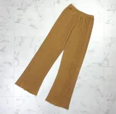 美品 TODAYFUL グリッターニットレギンス 茶色 サイズ36*OD162のサムネイル