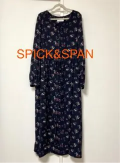 SPICK&SPANの花柄ロングワンピース
