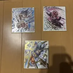 ドラゴンボール　色紙　3枚セット