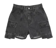 x-girl ダークグレー ショートパンツ M
