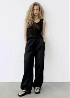 ZARA パラシュートパンツ 新品