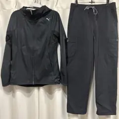 PUMA ジャージ上下セット ブラックウィメンズMサイズ