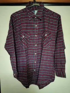 チェック柄 長袖シャツ Mサイズ